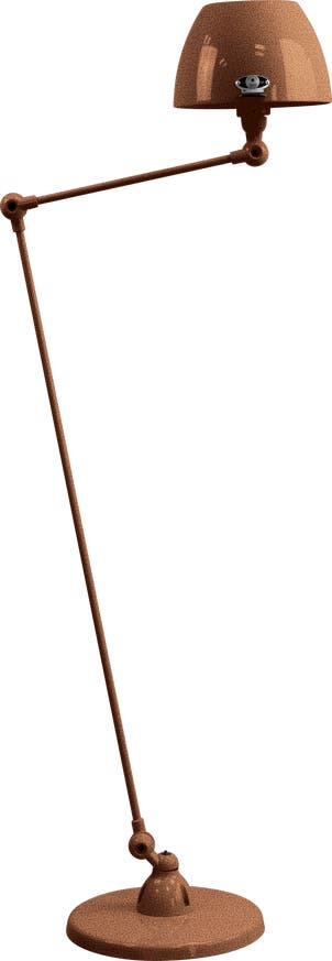 Lampadaire AICLER AIC833 de Jieldé, Cuivre martelé Lampadaire AICLER AIC833 de Jieldé, Cuivre martelé