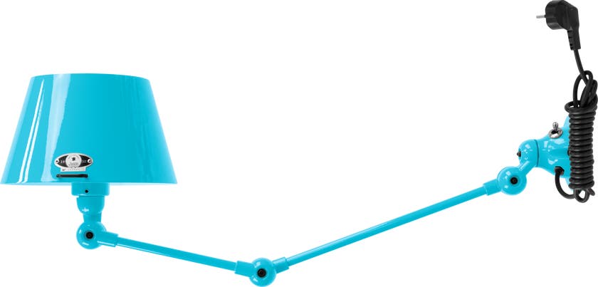 Applique AICLER AID371CS de Jieldé, avec interrupteur, Bleu pastel Applique AICLER AID371CS de Jieldé, avec interrupteur, Bleu pastel