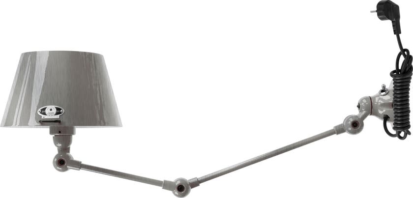 Applique AICLER AID371CS de Jieldé, avec interrupteur, Acier brossé Applique AICLER AID371CS de Jieldé, avec interrupteur, Acier brossé