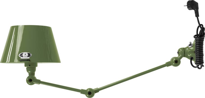 Applique AICLER AID371CS de Jieldé, avec interrupteur, Vert olive Applique AICLER AID371CS de Jieldé, avec interrupteur, Vert olive