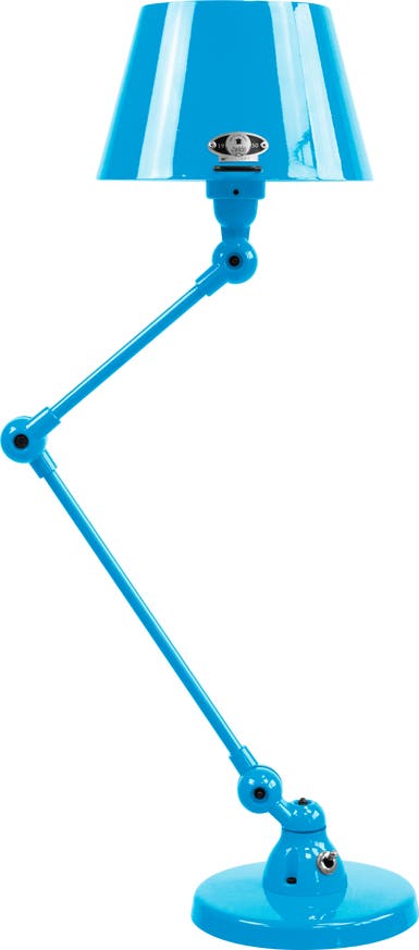 Lampe à poser AICLER AID373 de Jieldé, Bleu clair Lampe à poser AICLER AID373 de Jieldé, Bleu clair
