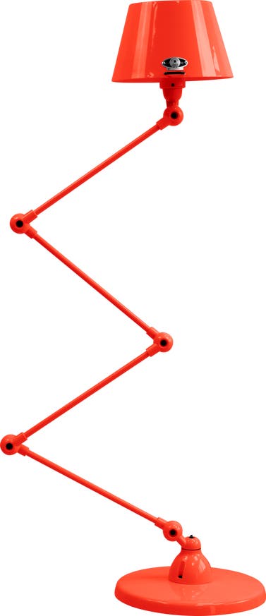 Lampadaire AICLER AID433 de Jieldé, Rouge Lampadaire AICLER AID433 de Jieldé, Rouge
