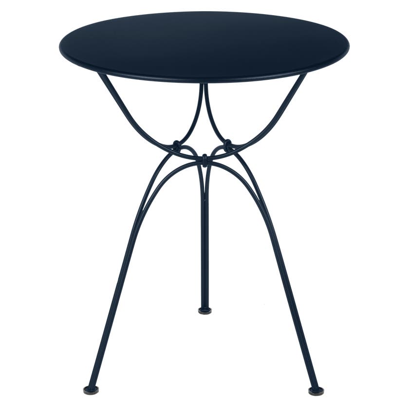 Table Airloop Fermob D.60 H.74.5, Bleu abysse Table Airloop Fermob D.60 H.74.5, Bleu abysse