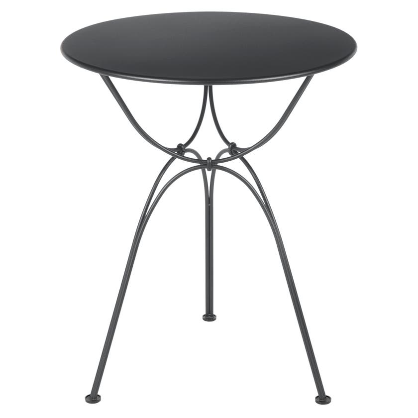 Table Airloop Fermob D.60 H.74.5, Carbone Table Airloop Fermob D.60 H.74.5, Carbone