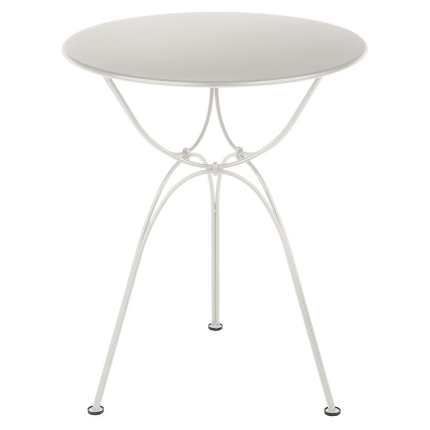 Table Airloop Fermob D.60 H.74.5, Gris argile Table Airloop Fermob D.60 H.74.5, Gris argile