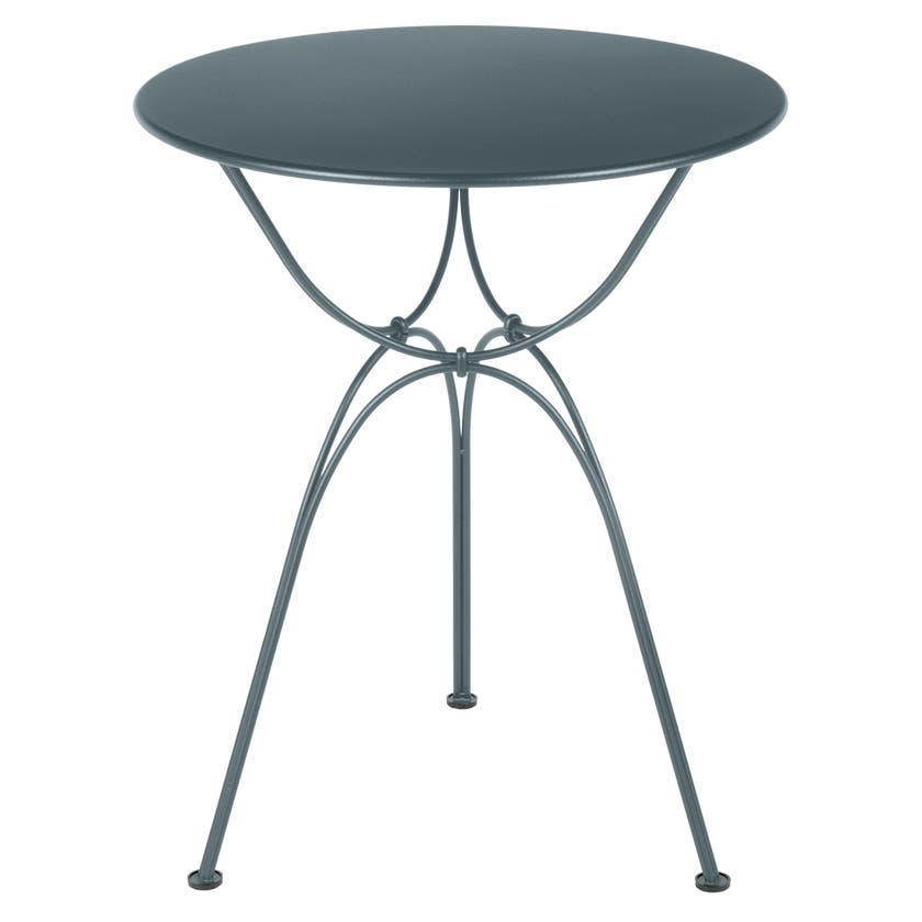 Table Airloop Fermob D.60 H.74.5, Gris orage Table Airloop Fermob D.60 H.74.5, Gris orage
