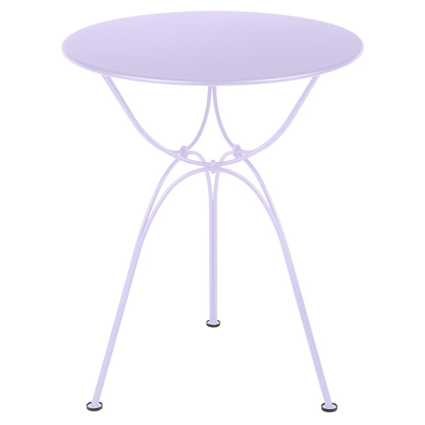 Table Airloop Fermob D.60 H.74.5, Guimauve Table Airloop Fermob D.60 H.74.5, Guimauve