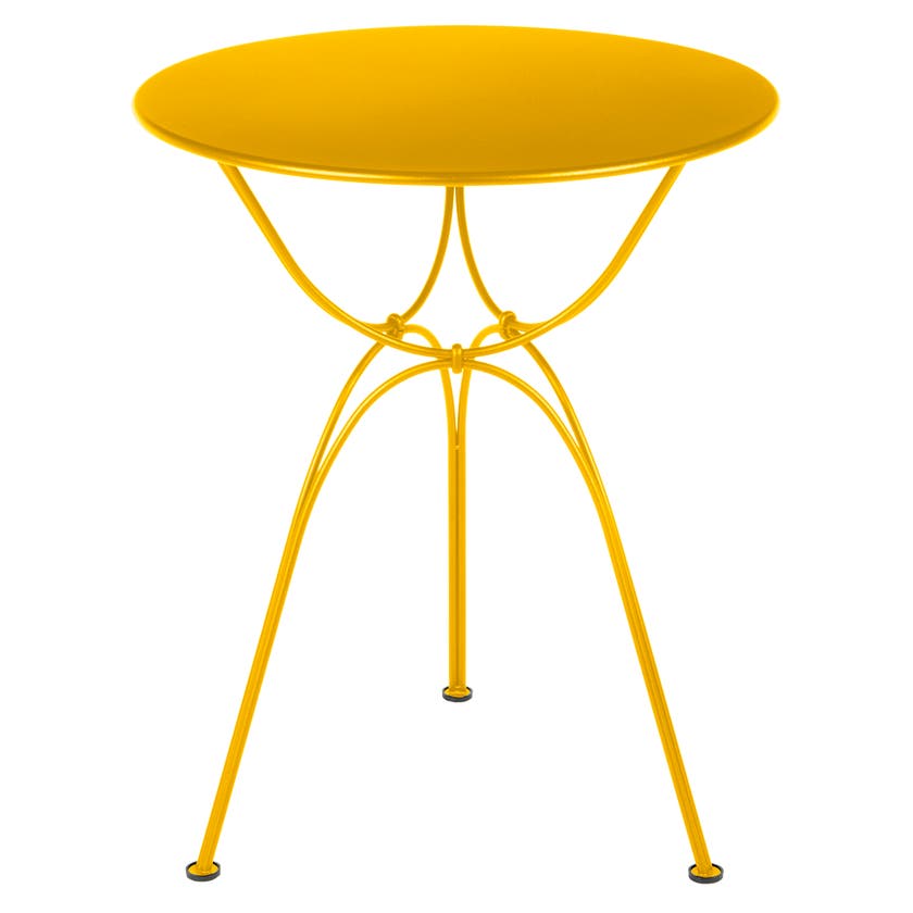 Table Airloop Fermob D.60 H.74.5, Miel Table Airloop Fermob D.60 H.74.5, Miel