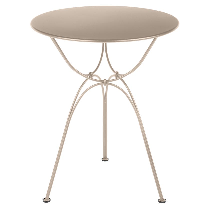 Table Airloop Fermob D.60 H.74.5, Muscade Table Airloop Fermob D.60 H.74.5, Muscade