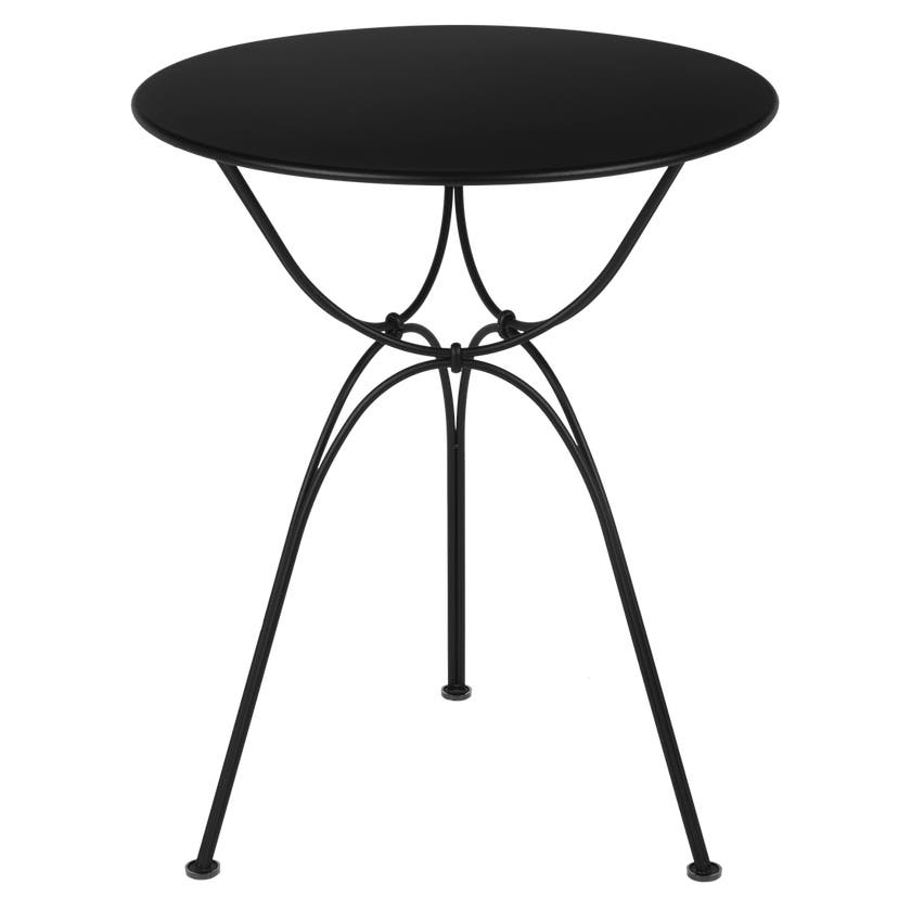 Table Airloop Fermob D.60 H.74.5, Réglisse Table Airloop Fermob D.60 H.74.5, Réglisse