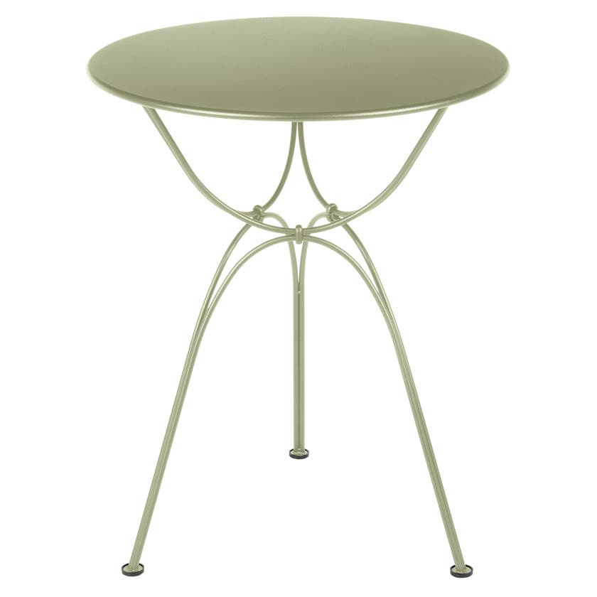 Table Airloop Fermob D.60 H.74.5, Tilleul Table Airloop Fermob D.60 H.74.5, Tilleul