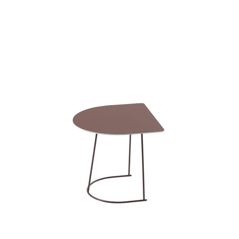 TABLE BASSE AIRY HALF SIZE DE MUUTO, PRUNE TABLE BASSE AIRY HALF SIZE DE MUUTO, PRUNE