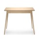 Table AISE rectangulaire de Treku, 160 x 90, Pieds chêne, Plateau chêne naturel