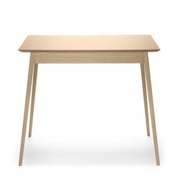Table AISE rectangulaire de Treku, 160 x 90, Pieds chêne, Plateau chêne naturel