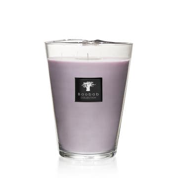Bougie MAXI MAX WHITE RHINO de Baobab Collection 
