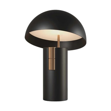 Lampe à poser ALTO de Jaune, Avec enceinte, Noir