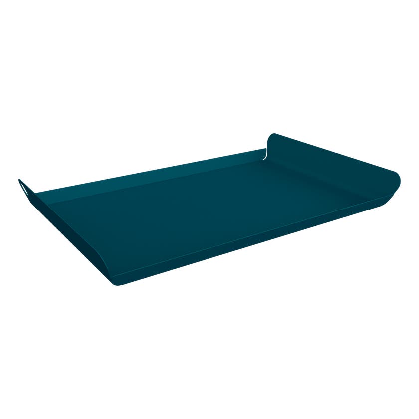Plateau ALTO 36 X 23 cm de Fermob, Bleu Acapulco Plateau ALTO 36 X 23 cm de Fermob, Bleu Acapulco