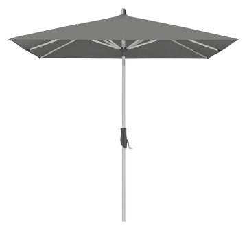 Parasol ALU-TWIST EASY de Glatz, Carré, 240 x 240 cm, 157 Stone grey