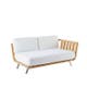 Module d'angle gauche WELCOME de Unopiu', L. 130, Avec coussin diamante