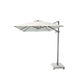 Parasol déporté ANTEGO de Jardinico, 300 × 300 cm, Structure anthracite, Toile natural
