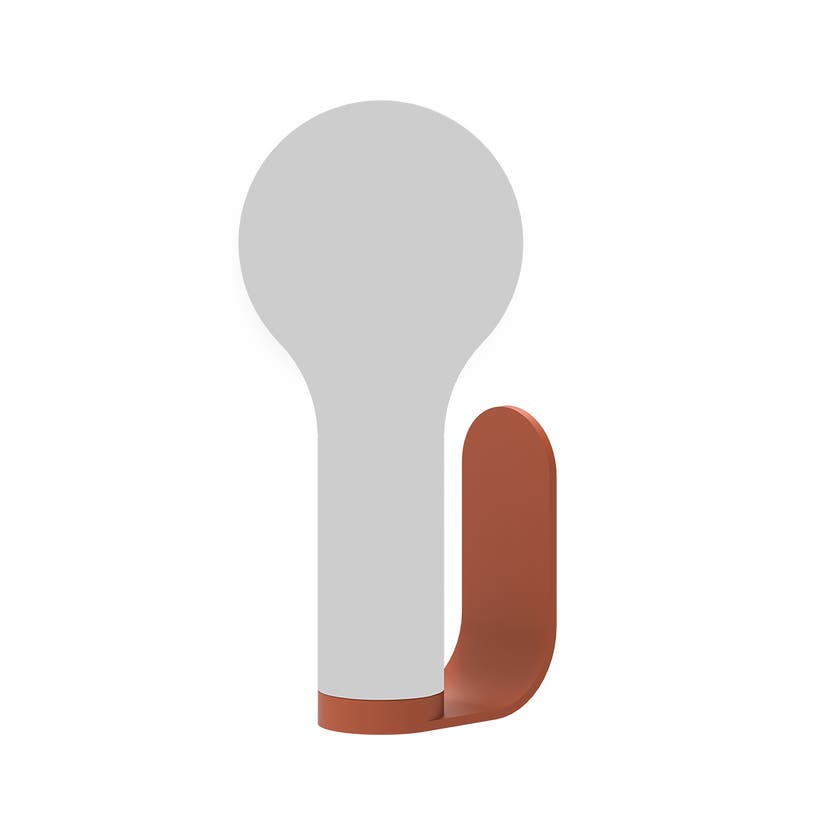 Support / applique murale pour lampe APLO de Fermob, Ocre rouge Support / applique murale pour lampe APLO de Fermob, Ocre rouge