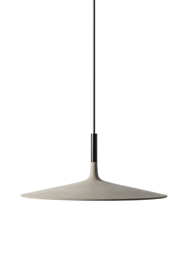 Suspension APLOMB LARGE LED de Foscarini, Version variable, Gris Suspension APLOMB LARGE LED de Foscarini, Version variable, Gris