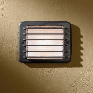 Appareil semi-encastré Nautic STEPLIGHT 230V LED bronze antique verre clair