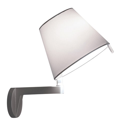 APPLIQUE MURALE MELAMPO, Aluminium - Gris de ARTEMIDE