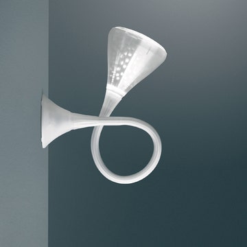Applique PIPE de ARTEMIDE, Blanc translucide
