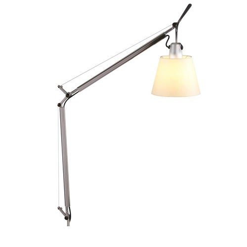 Corps TOLOMEO BASCULANTE de Artemide, Diffuseur parchemin Ø.18 cm Corps TOLOMEO BASCULANTE de Artemide, Diffuseur parchemin Ø.18 cm