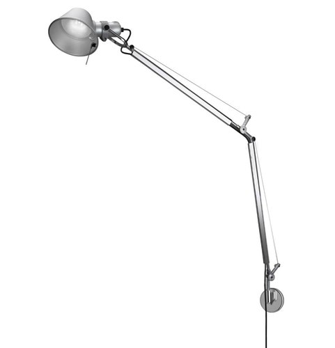 Applique TOLOMEO MINI PARETE LED 3000K d'Artemide, Aluminium