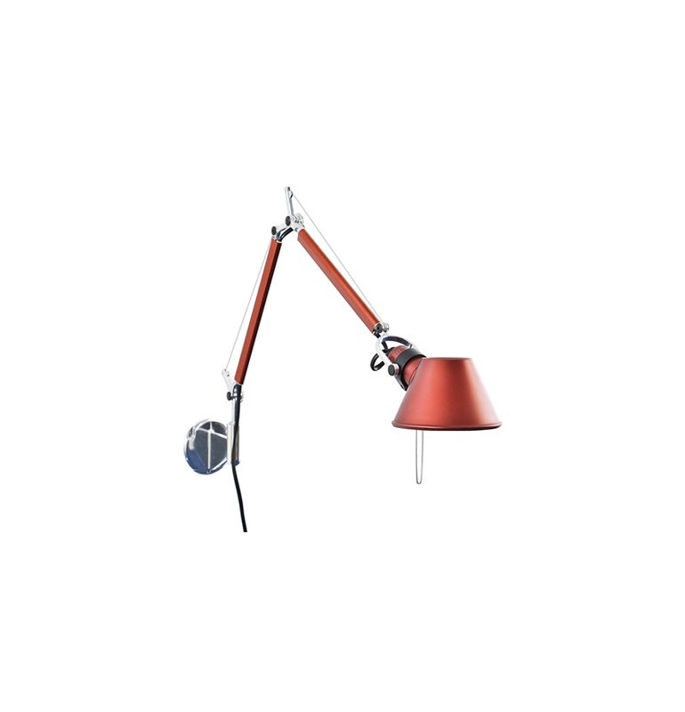 Applique TOLOMEO MICRO E27 d'Artemide, Orange anodisé