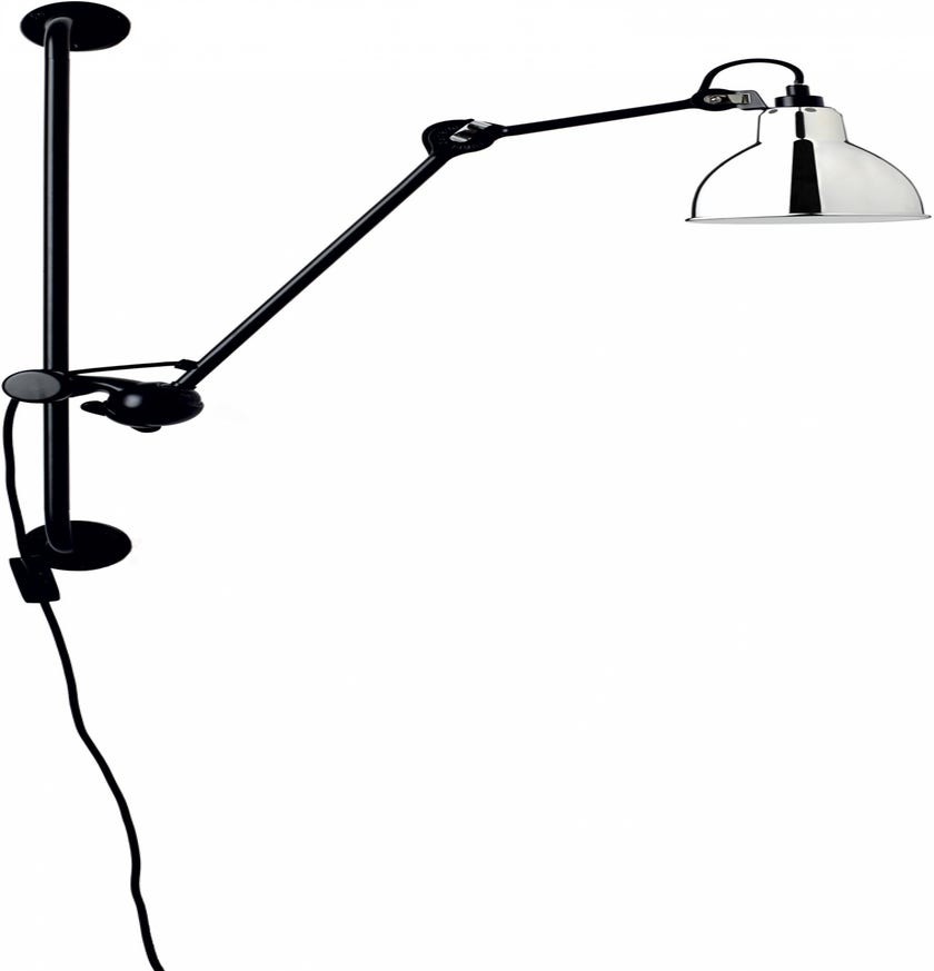 Applique articulée N°210 de DCW, Chromé 