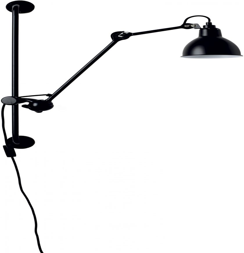 Applique articulée N°210 de DCW, Noir
