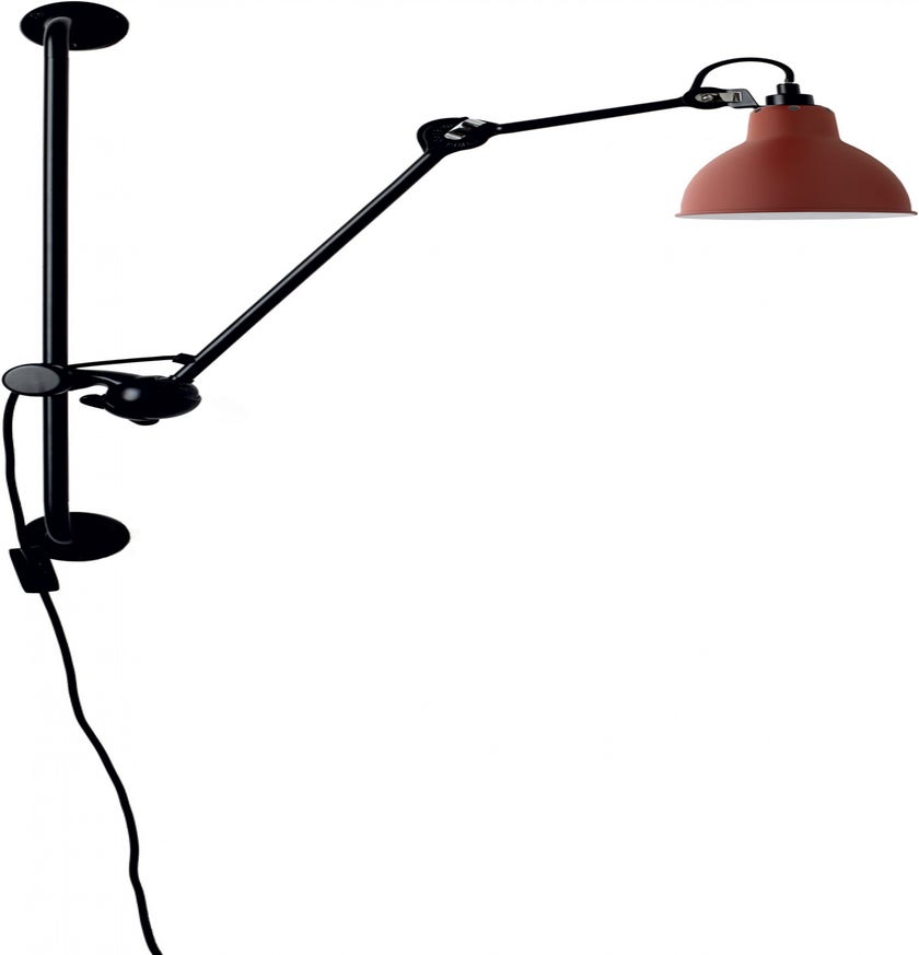 Applique articulée N°210 de DCW, Rouge