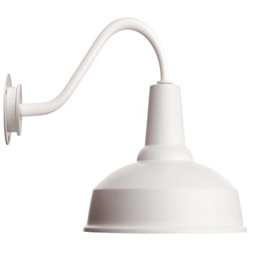 Applique BARN Diamètre 36 d'Eleanor Home, Blanc