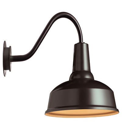 Applique BARN Diamètre 36 d'Eleanor Home, Noir et or