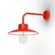 Applique BELCOUR N°9 verre clair de Roger Pradier®, Rouge