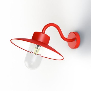 Applique col de cygne BELCOUR de Roger Pradier®, Rouge signalisation