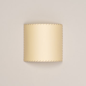 Applique COMODÍN Métal Chromé Parchemin Beige