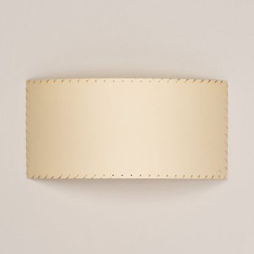 Applique COMODÍN Métal Chromé Parchemin Beige