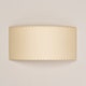 Applique COMODÍN Métal Chromé Parchemin Beige