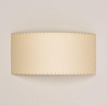 Applique COMODÍN Métal Chromé Parchemin Beige Applique COMODÍN Métal Chromé Parchemin Beige