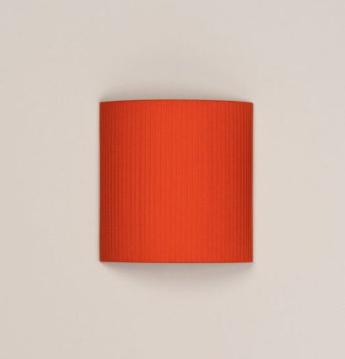 Applique COMODÍN Métal Chromé Ruban Rouge-Ambre