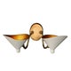 Applique double DINO de Gong, Blanc