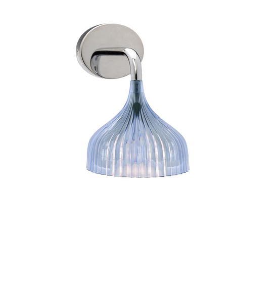 Applique E' de Kartell, Bleu 
