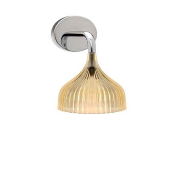 Applique E' de Kartell, Jaune 