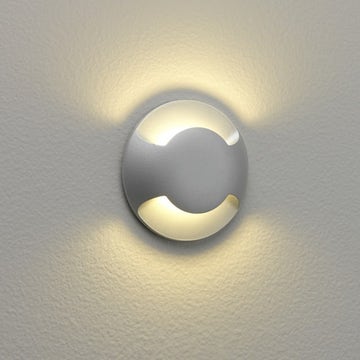 Applique extérieure BEAM TWO LED, Argent mat peint