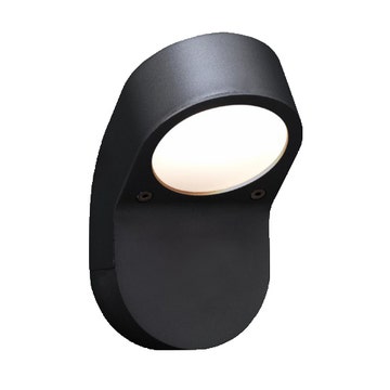 Applique extérieure SOPRANO, Noir texturé