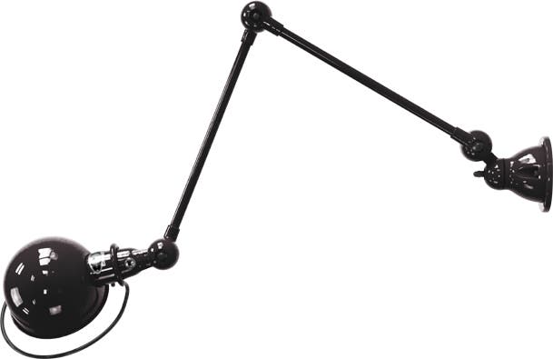 Applique LOFT D4401 Ø15 de Jieldé avec 2 bras articulés, Noir Applique LOFT D4401 Ø15 de Jieldé avec 2 bras articulés, Noir